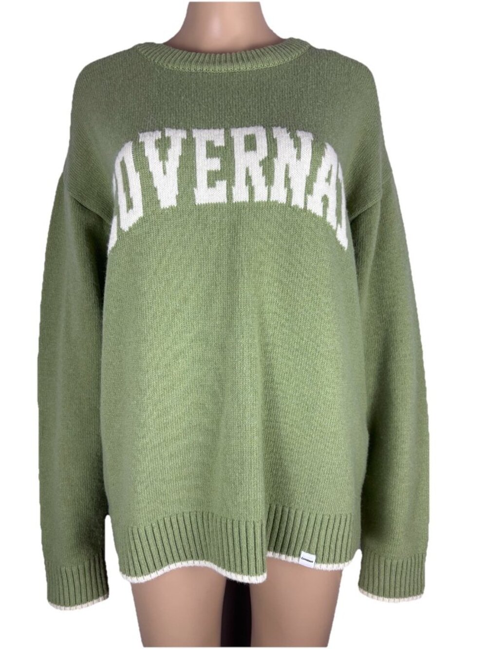 Covernat Sweatshirt Lambswool Crewneck Unisex Sz M EUC